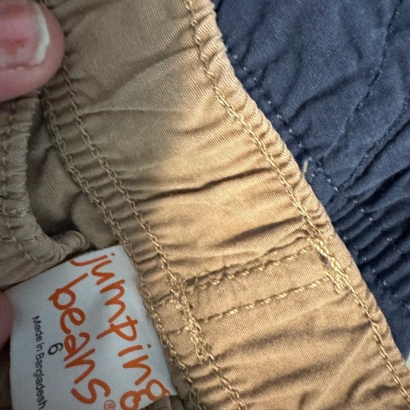 2-Pair Jumping Beans Tan & Navy Cargo Shorts! Versatile and closet must haves. 6 - Picture 6 of 8